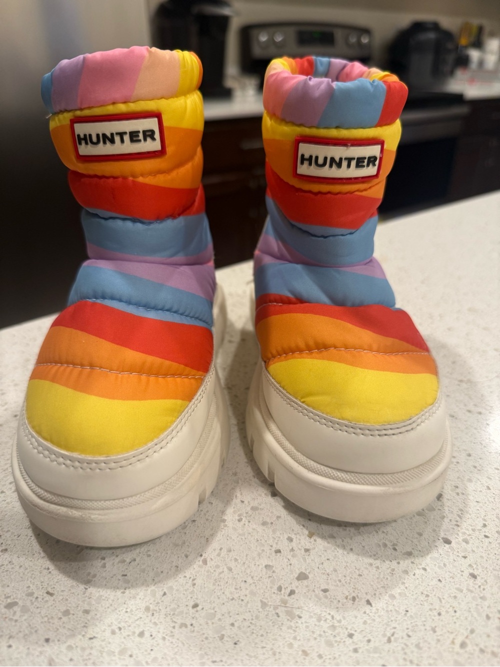 Hunter Kids Cuddles Rainbow Snow Boots Size 11 – Waterproof Insulated